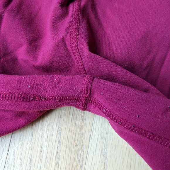 Gymshark Training pocket Leggings burgundy red color size medium - Picture 2 of 6